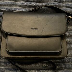 Pixie Mood Zoe Black Rigid Box Crossbody Bag